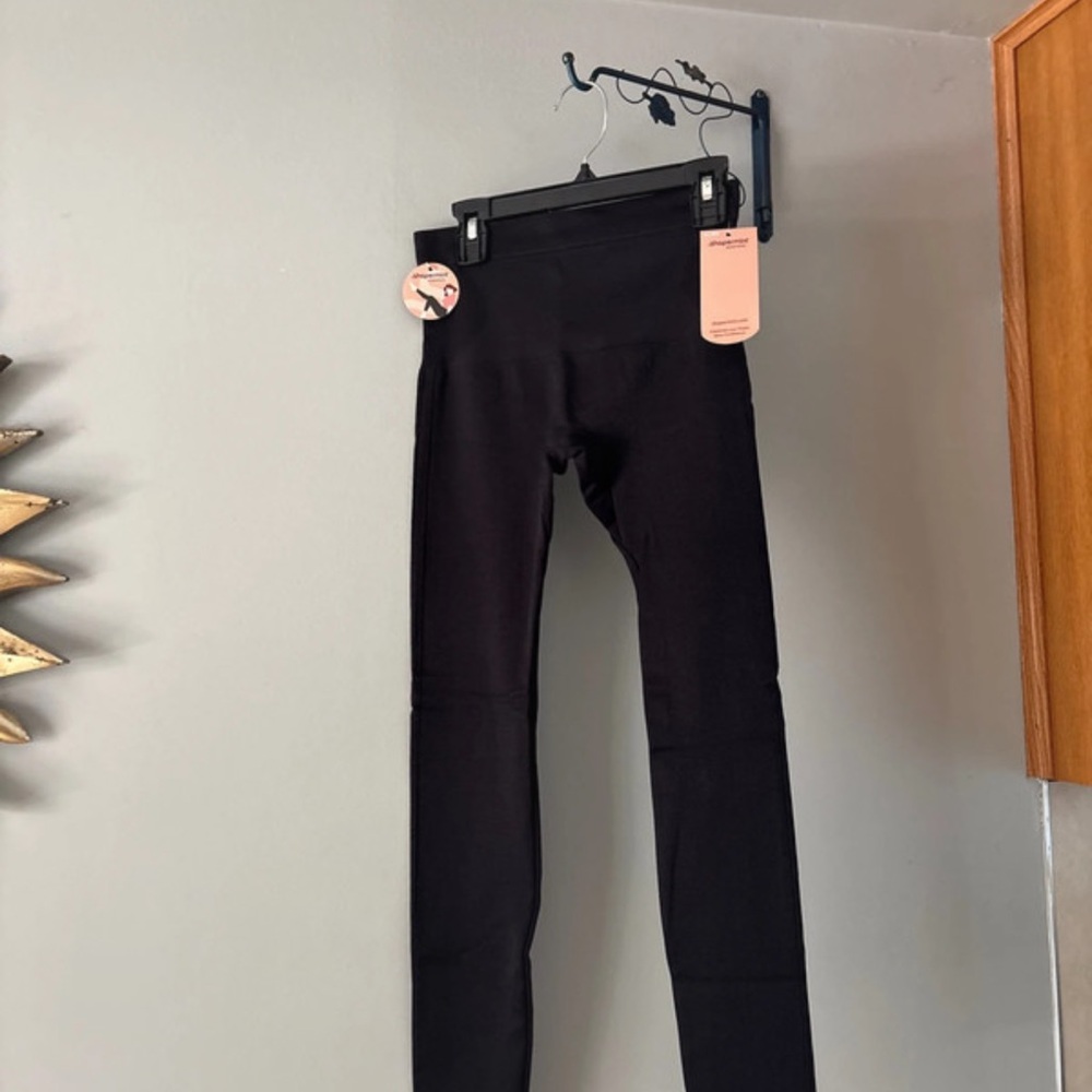 Shapermint Black High-Waist Shaping Leggings NWT!